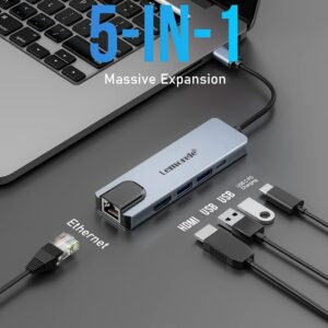 قاعدة شحن USB C للابتوب 7 في 1